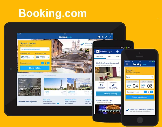 Booking.com اتریوم اخبار آنلاین بیت کوین ارز دیجیتال بوکینگ پرفکت مانی رزرو هتل 
